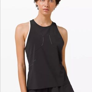 Lululemon black tank, size 8, great condition